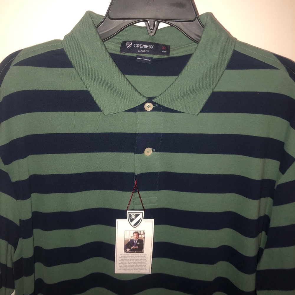 Striped Polo XL